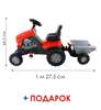 Изображение Каталка-трактор с педалями "Turbo" с полуприцепом Арт.52681